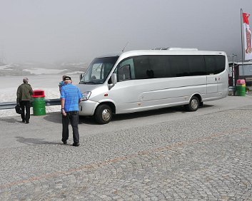 Erster Halt auf dem Gotthardpass