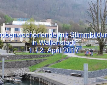 2017 Video des Probenwochendes in Wallenstadt