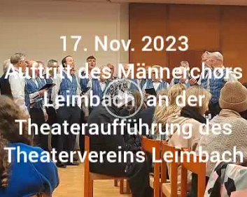 2023 Ständchen vor der Aufführung des Theatervereins Leimbach