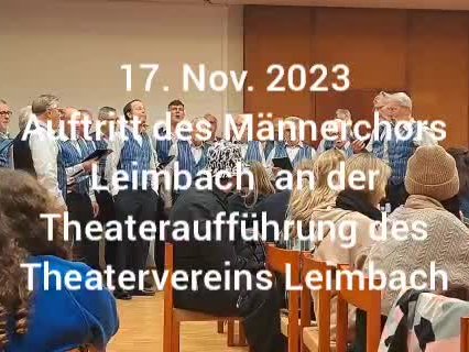 2024 Ständchen vor der Aufführung des Theatervereins Leimbach